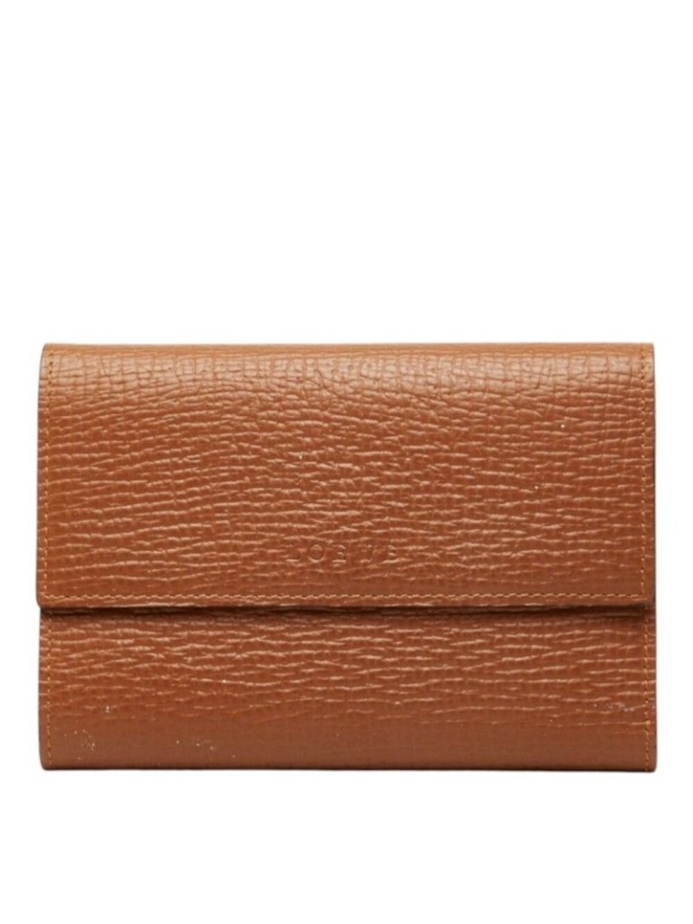 Loewe Trifold Wallet Brown Leather